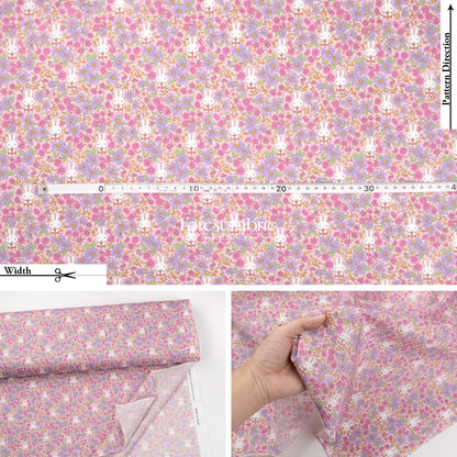 Liberty of London (Cotton Tana Lawn Fabric) - Miffy PRAIRIE DAY