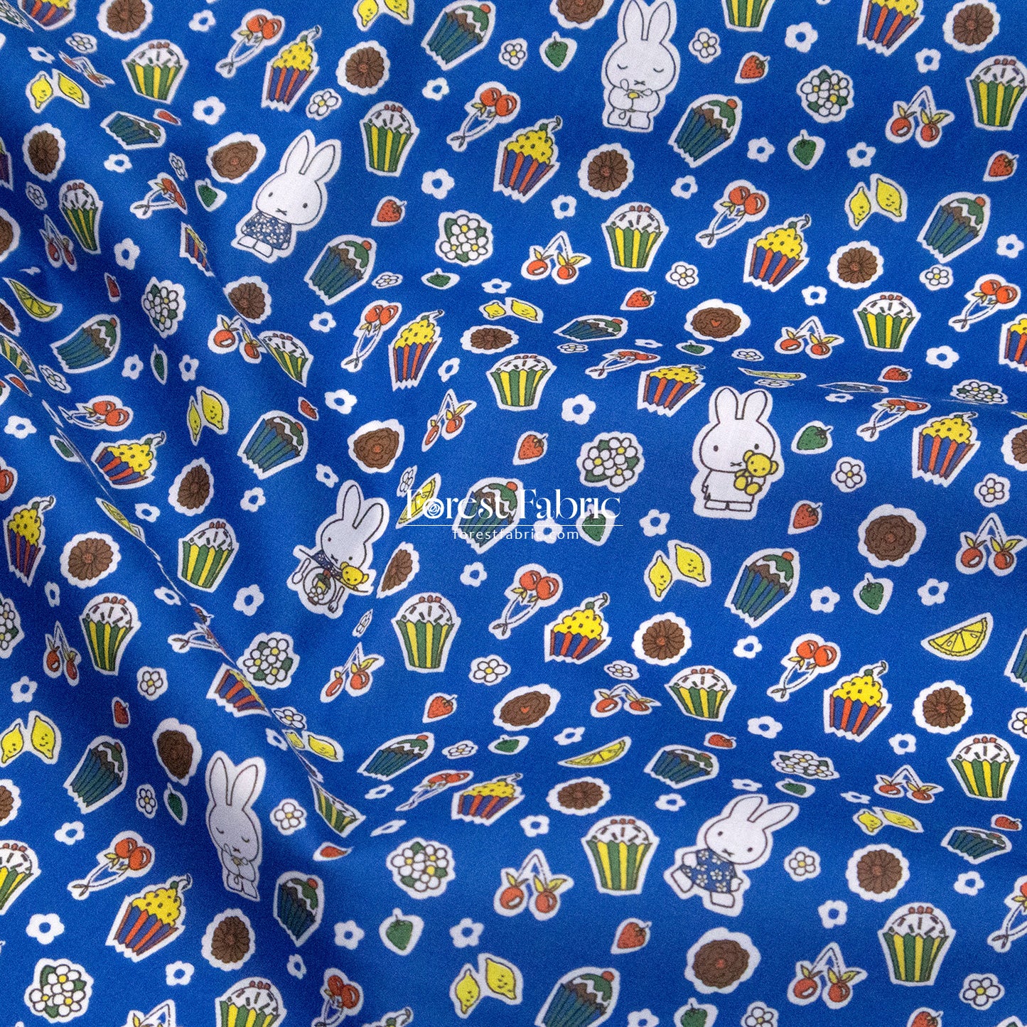 Liberty of London (Cotton Tana Lawn Fabric) - Miffy A SWEET BIRTHDAY