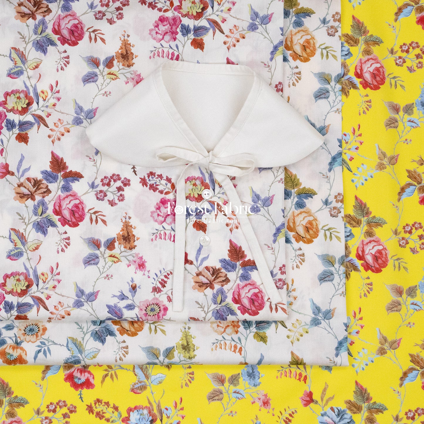 Liberty of London (Cotton Tana Lawn Fabric) - Yorkshire Rose