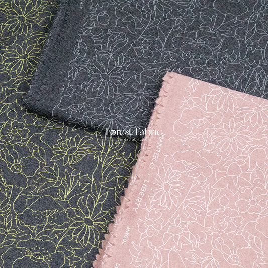 Liberty of London (wool Fabric) - Poppy Valley MWool