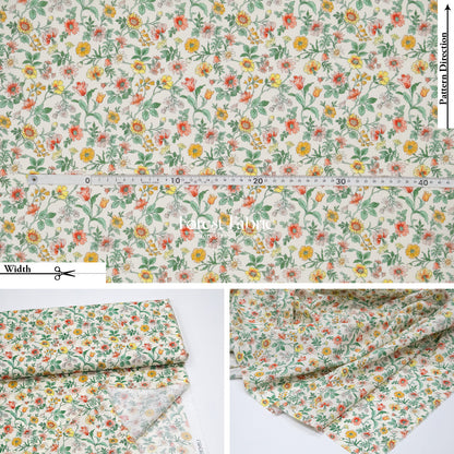 Liberty of London (Cotton Tana Lawn Fabric) - Tiger Lily