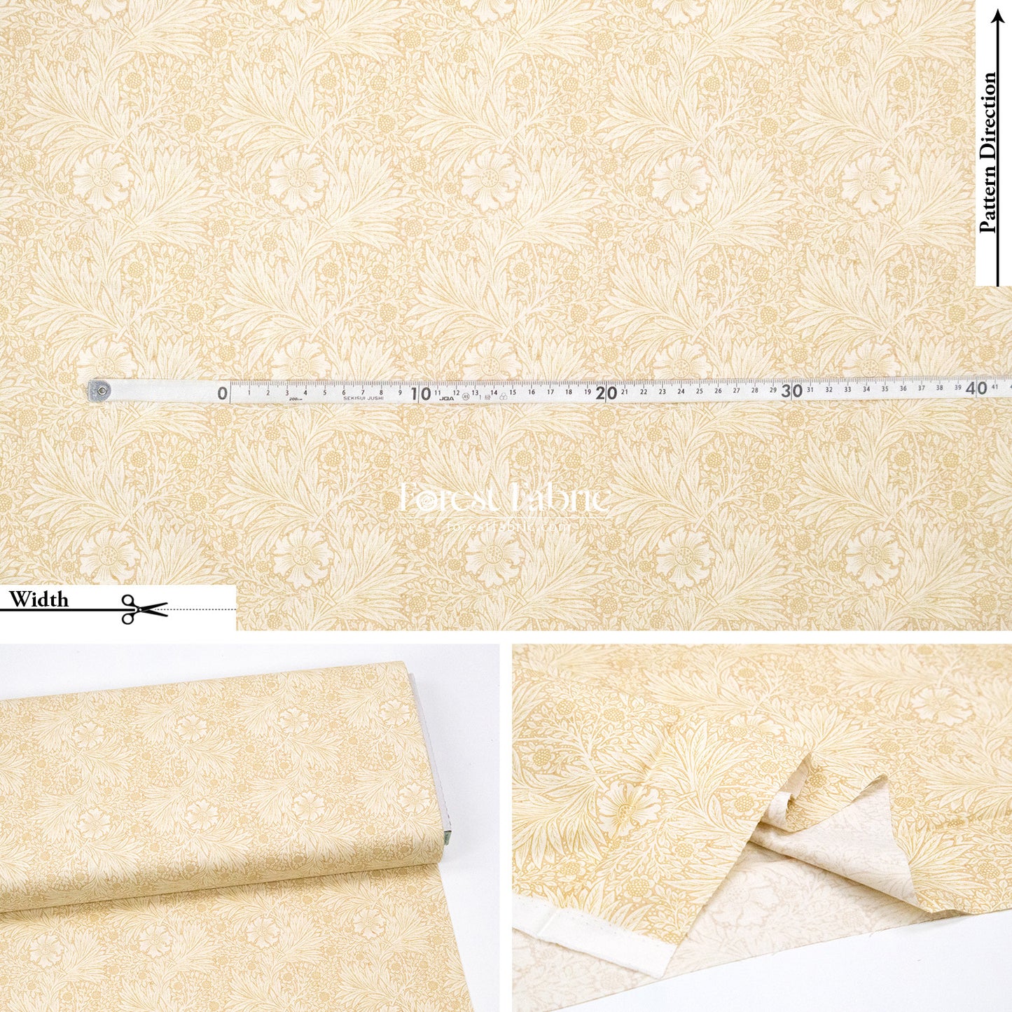 cotton - The Art of William Morris fabric 4