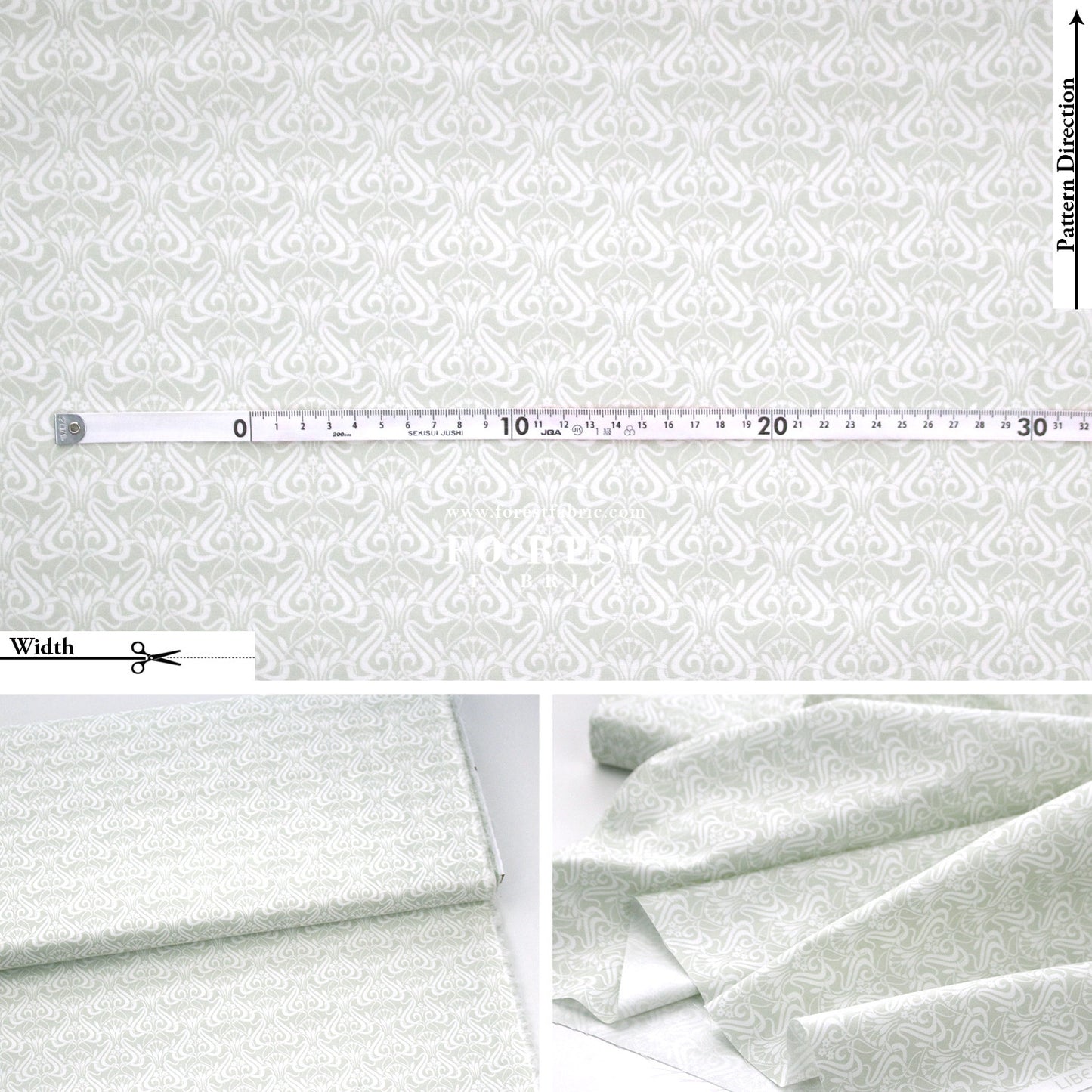 Quilting Liberty - Nouveau Shadow 1 fabric