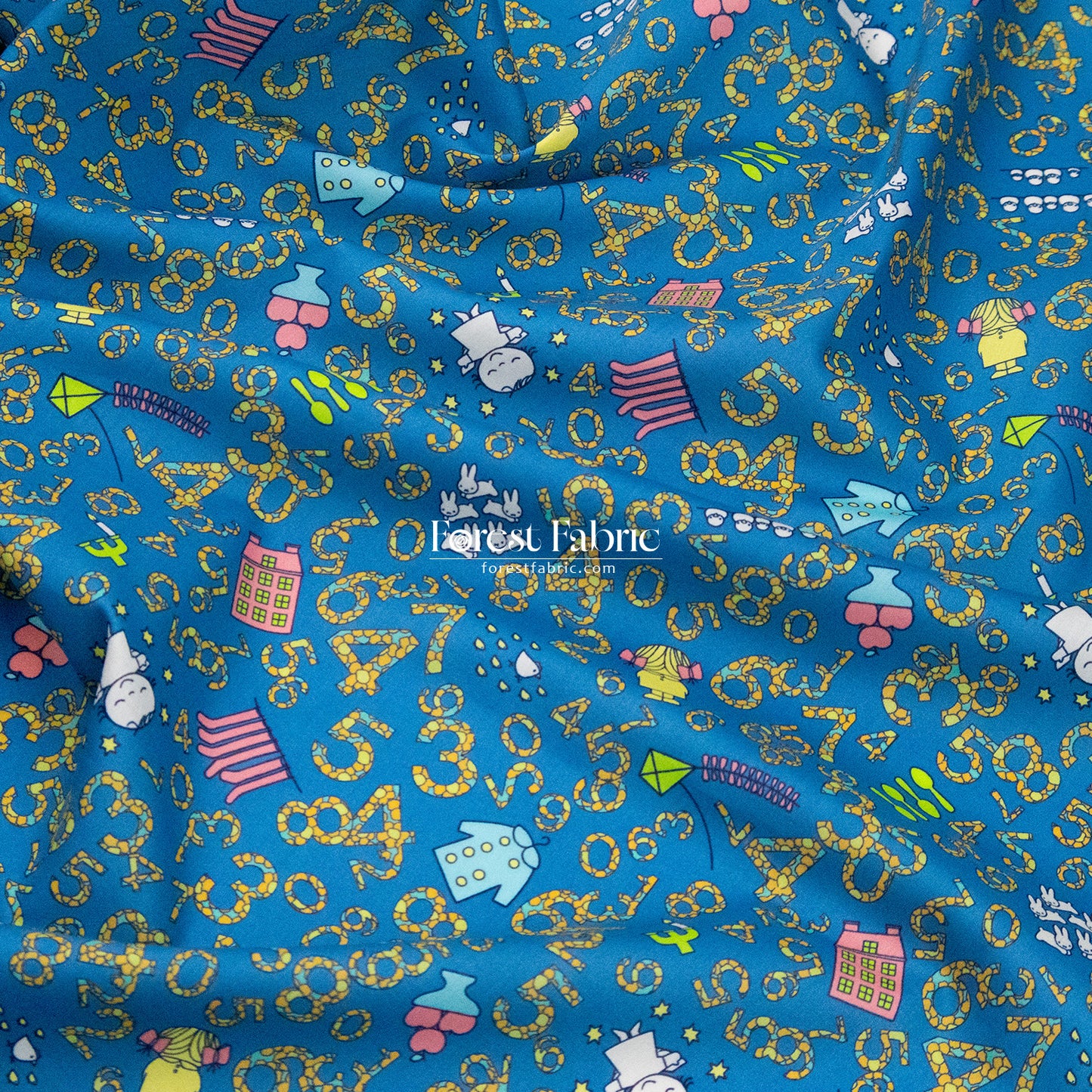 Liberty of London (Cotton Tana Lawn Fabric) - Miffy COUNTING