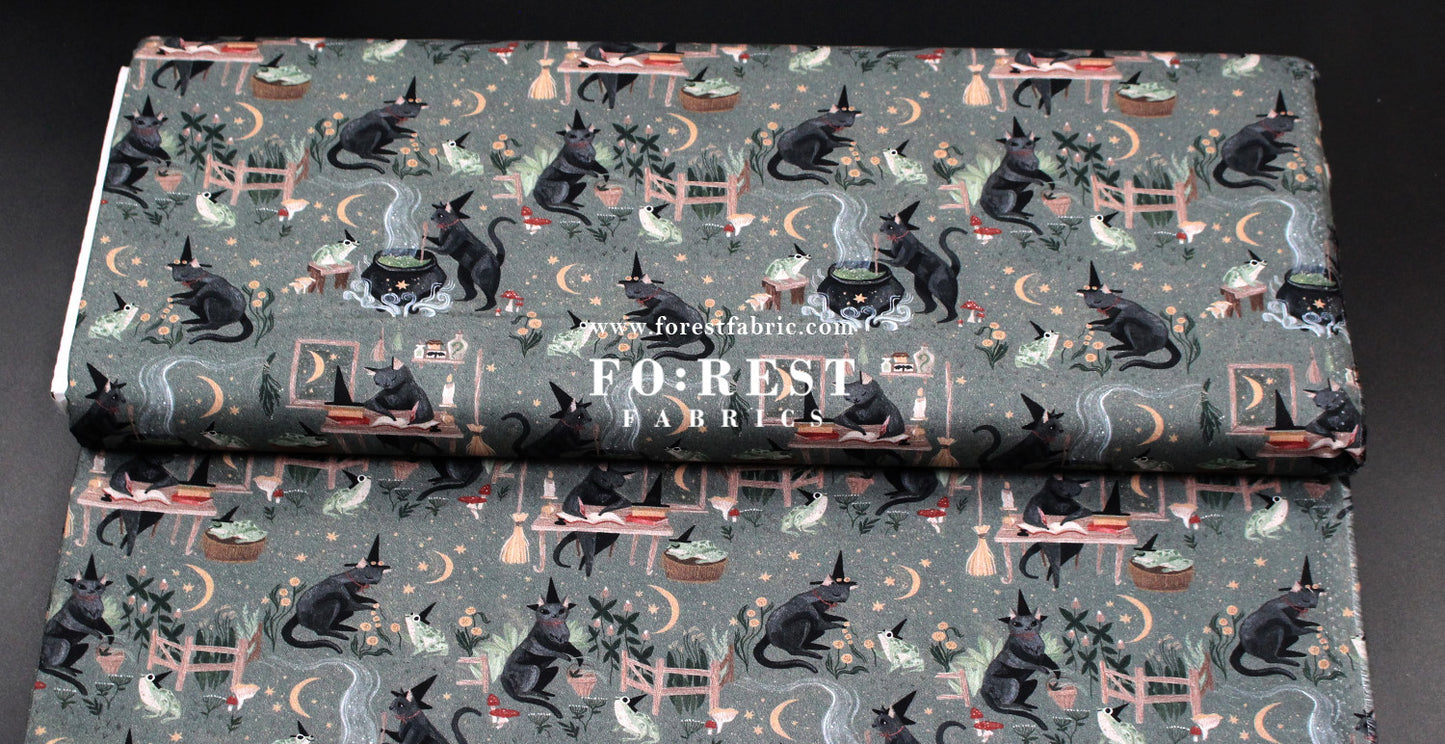 cotton - Goblincore Cats fabric