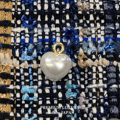 12mm heart shape Pearl Buttons - FO:REST Fabric 布恩堂Liberty fabrictana lawnjapanese fabricykk zipper
