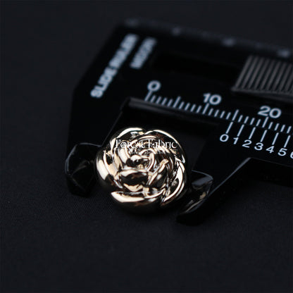13/15/18mm Rose Blossom Buttons - FO:REST Fabric 布恩堂Liberty fabrictana lawnjapanese fabricykk zipper