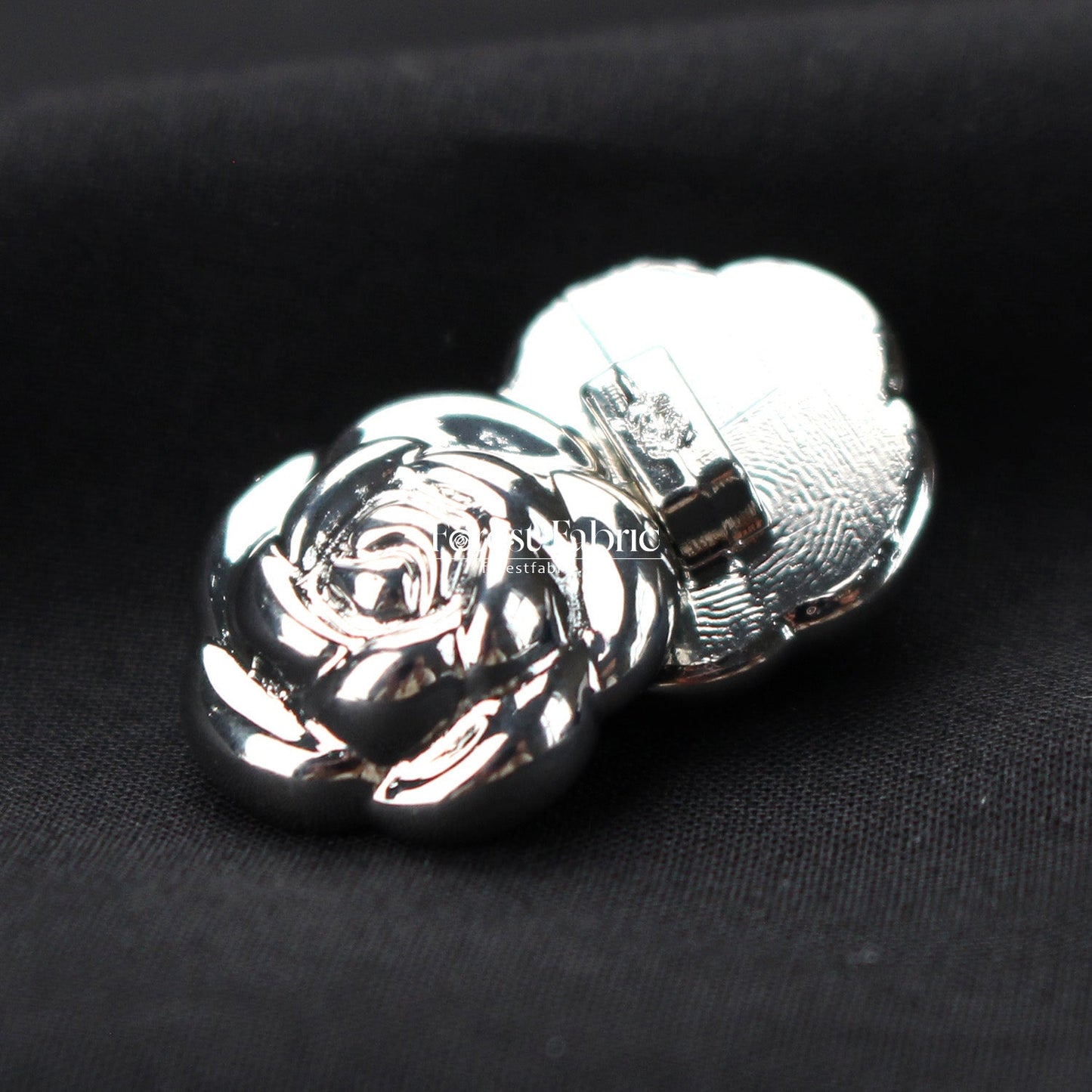 13/15/18mm Rose Blossom Buttons - FO:REST Fabric 布恩堂Liberty fabrictana lawnjapanese fabricykk zipper