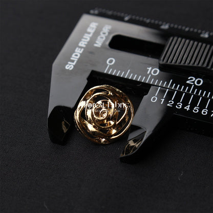 13/21mm Rose Filigree Buttons - FO:REST Fabric 布恩堂Liberty fabrictana lawnjapanese fabricykk zipper