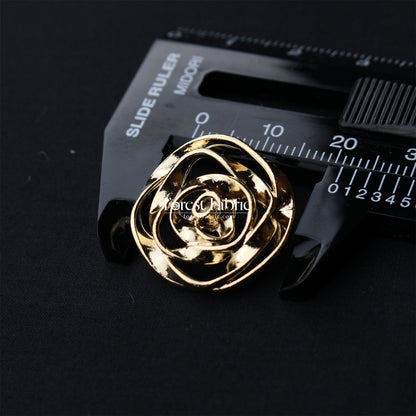 13/21mm Rose Filigree Buttons - FO:REST Fabric 布恩堂Liberty fabrictana lawnjapanese fabricykk zipper