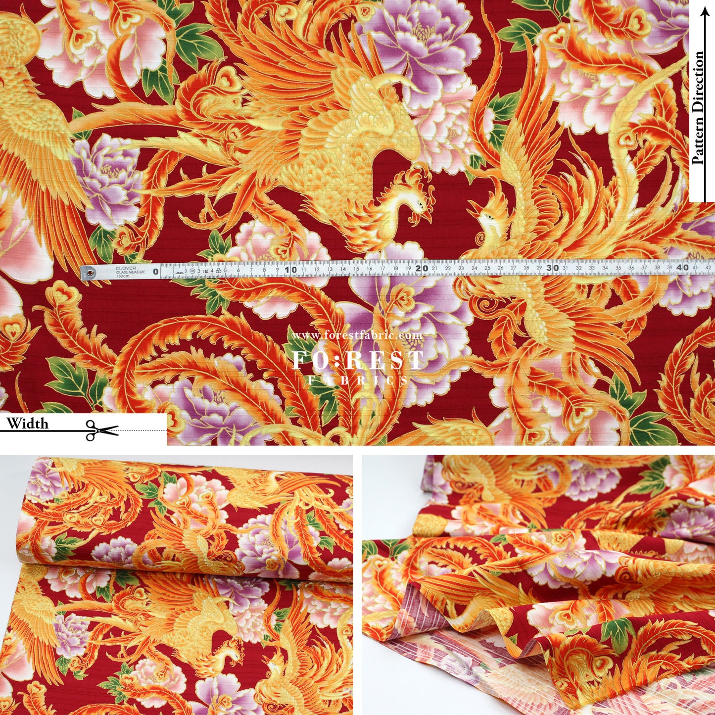 Dobby - Phoenix Japanese Style fabric