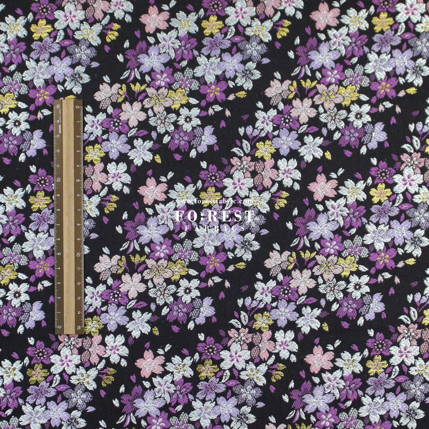 Gold Brocade - sweet Sakura fabric