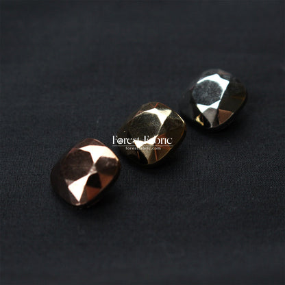 13mm Angular Buttons - FO:REST Fabric 布恩堂Liberty fabrictana lawnjapanese fabricykk zipper