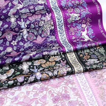 Satin Super Cotton - JoliFleur Poisonberry Thief fabric