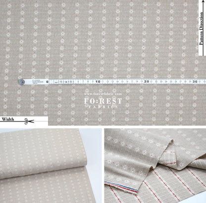 Yarn dyed cotton - Flower fabric