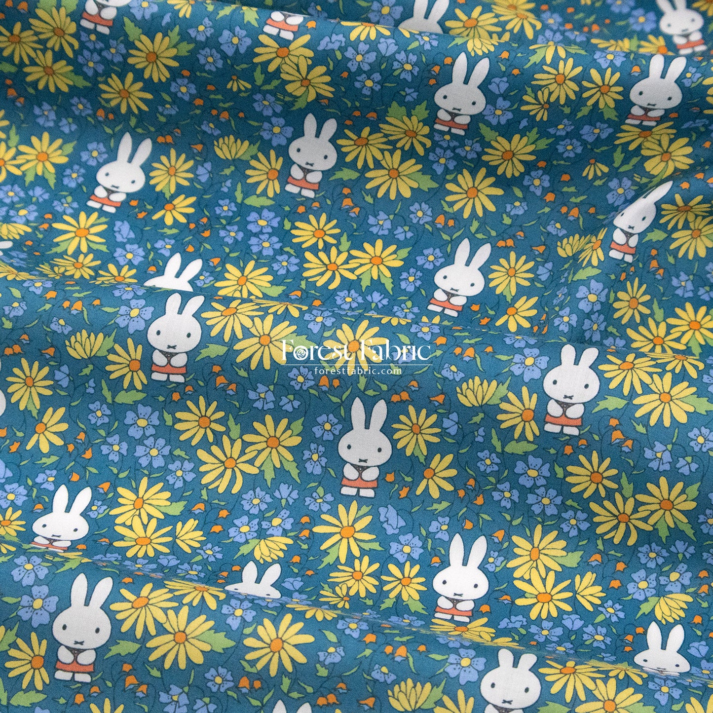 Liberty of London (Cotton Tana Lawn Fabric) - Miffy PRAIRIE DAY