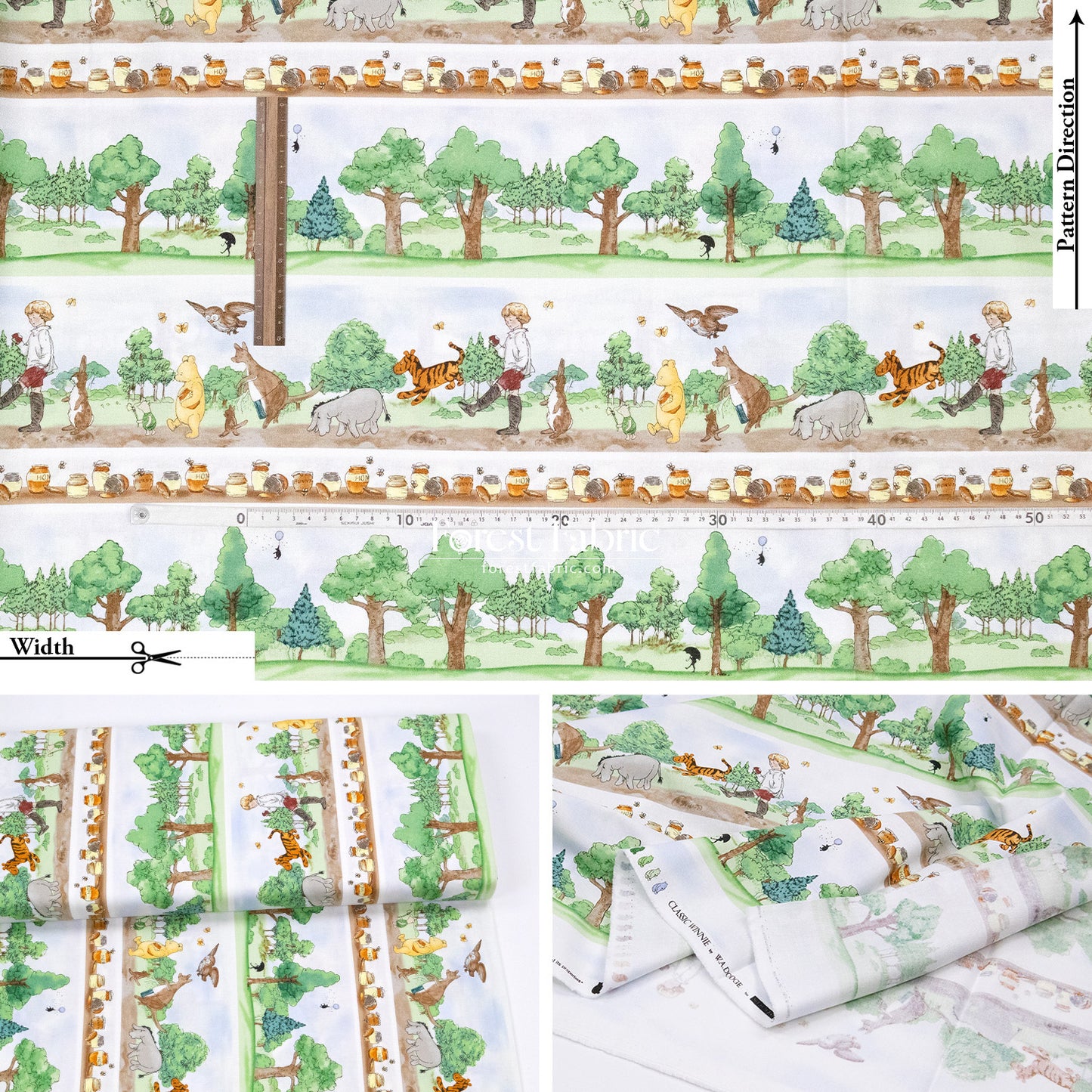 cotton - Pooh fabric