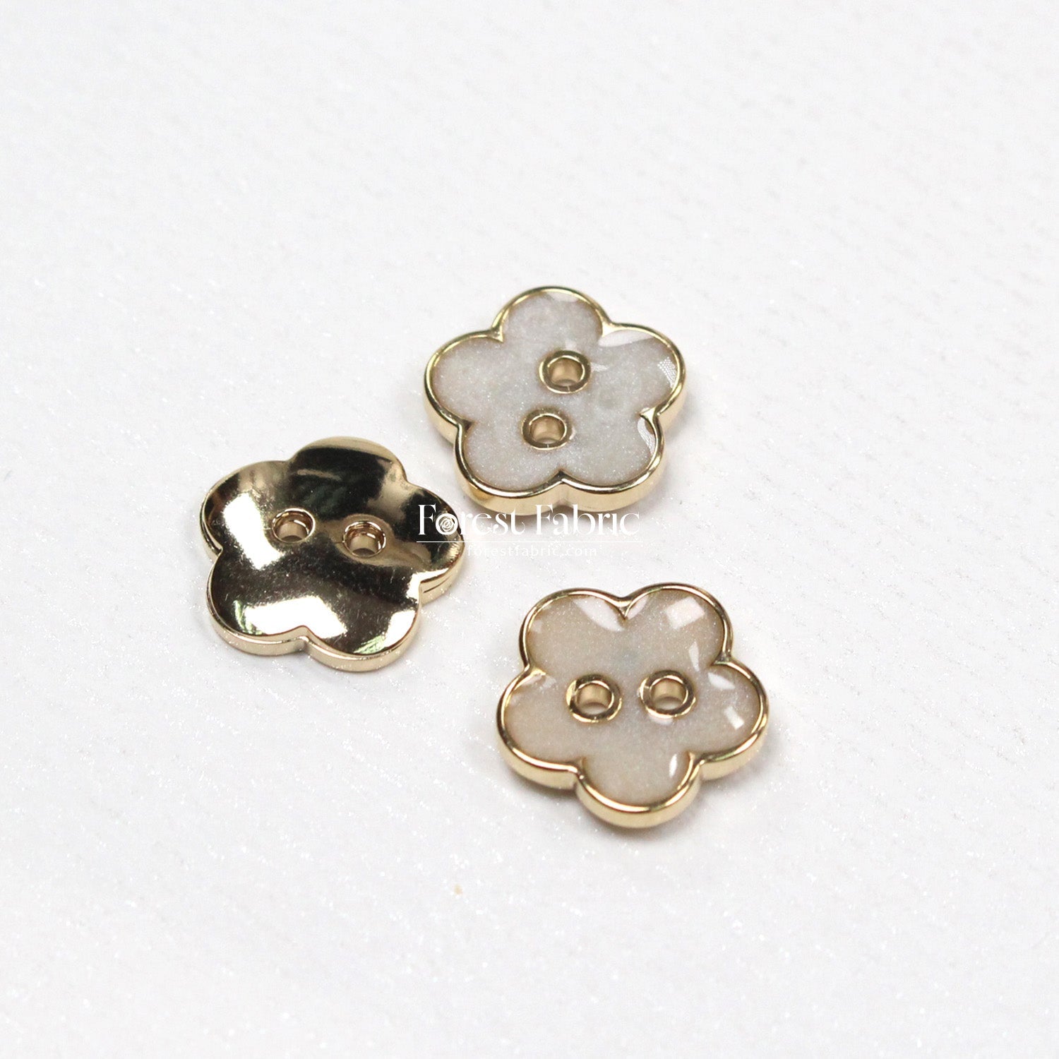 15mm Daisy Buttons - FO:REST Fabric 布恩堂Liberty fabrictana lawnjapanese fabricykk zipper