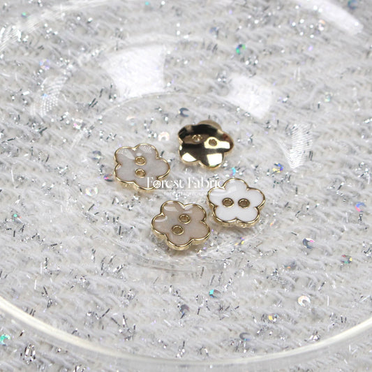 15mm Daisy Buttons - FO:REST Fabric 布恩堂Liberty fabrictana lawnjapanese fabricykk zipper
