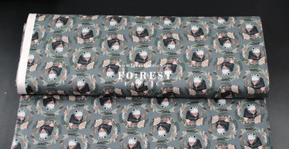 cotton - Frogs fabric