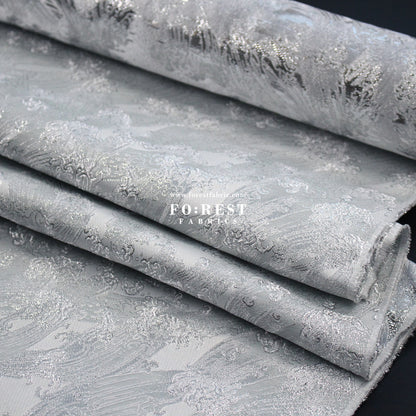 Gold Brocade - The Great Wave沖浪裏 fabric