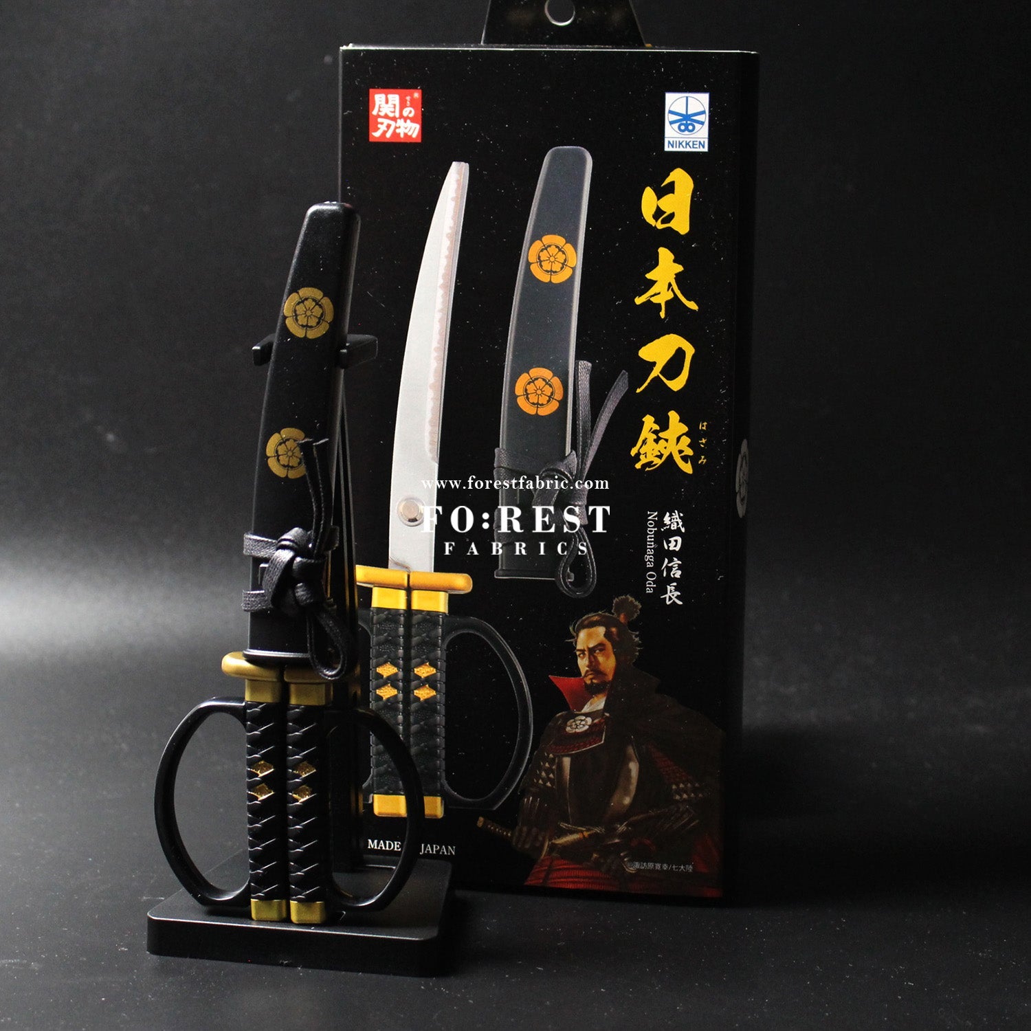 180mm Oda Nobunaga Style Scissors 織田信長手工剪刀 - FO:REST Fabric 布恩堂Liberty fabrictana lawnjapanese fabricykk zipper