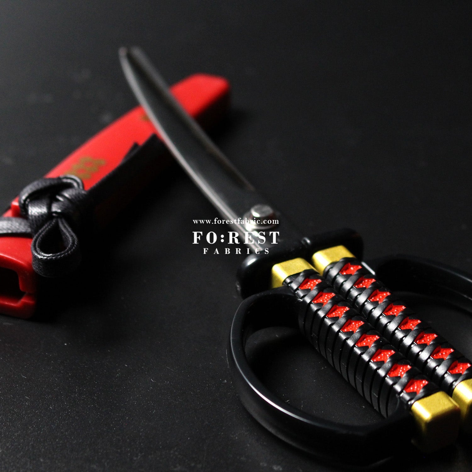 180mm Sanada Yukimura Style Scissors 真田幸村手工剪刀 - FO:REST Fabric 布恩堂Liberty fabrictana lawnjapanese fabricykk zipper