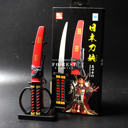 180mm Sanada Yukimura Style Scissors 真田幸村手工剪刀 - FO:REST Fabric 布恩堂Liberty fabrictana lawnjapanese fabricykk zipper