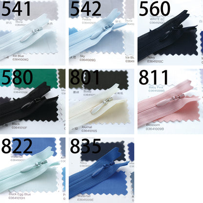 YKK25cm Invisible Zipper 服裝隱形拉鍊