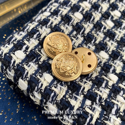 21mm Royal Emblem Metal Buttons - FO:REST Fabric 布恩堂Liberty fabrictana lawnjapanese fabricykk zipper