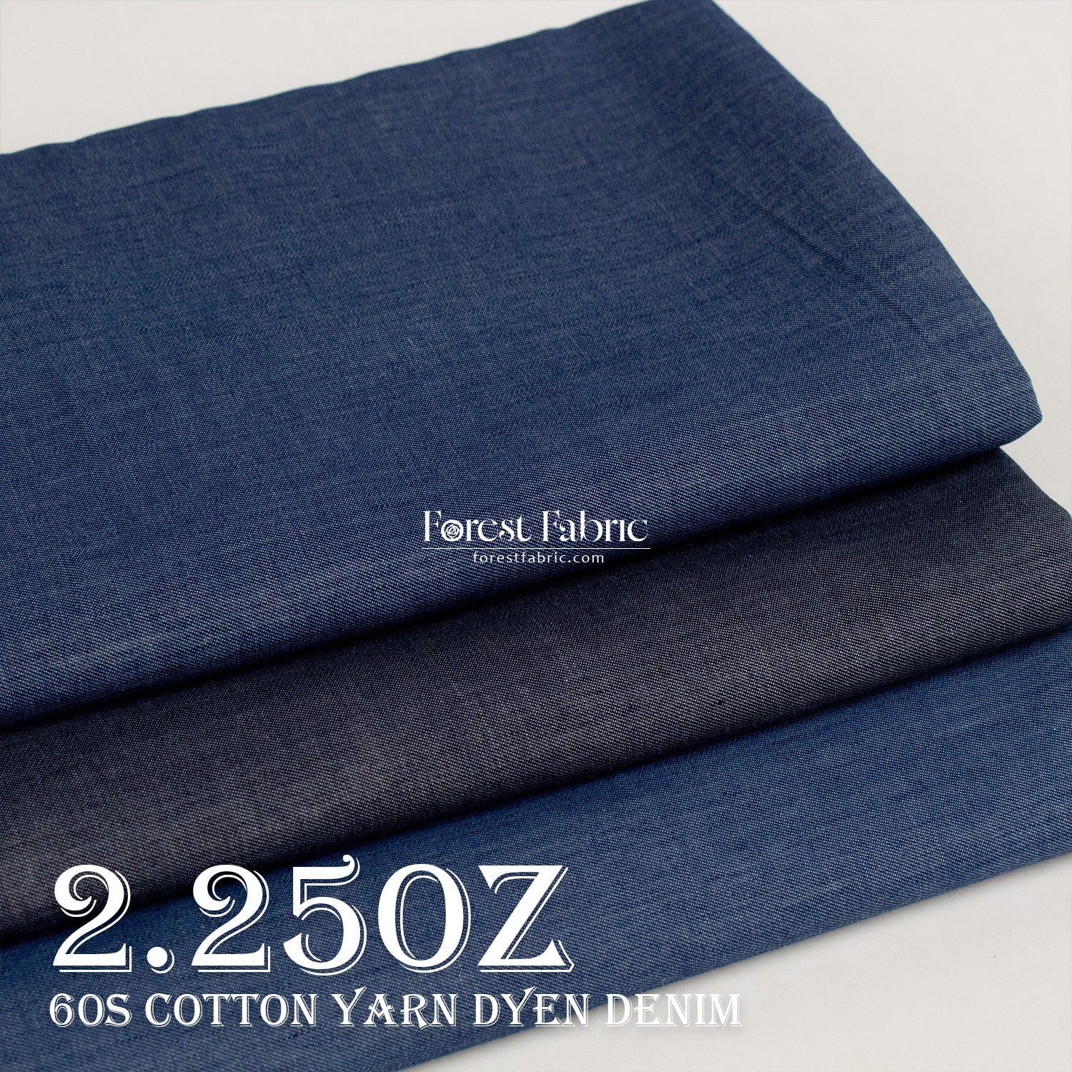 2.25oz Denim fabric 牛仔布 - FO:REST Fabric 布恩堂Liberty fabrictana lawnjapanese fabricykk zipper