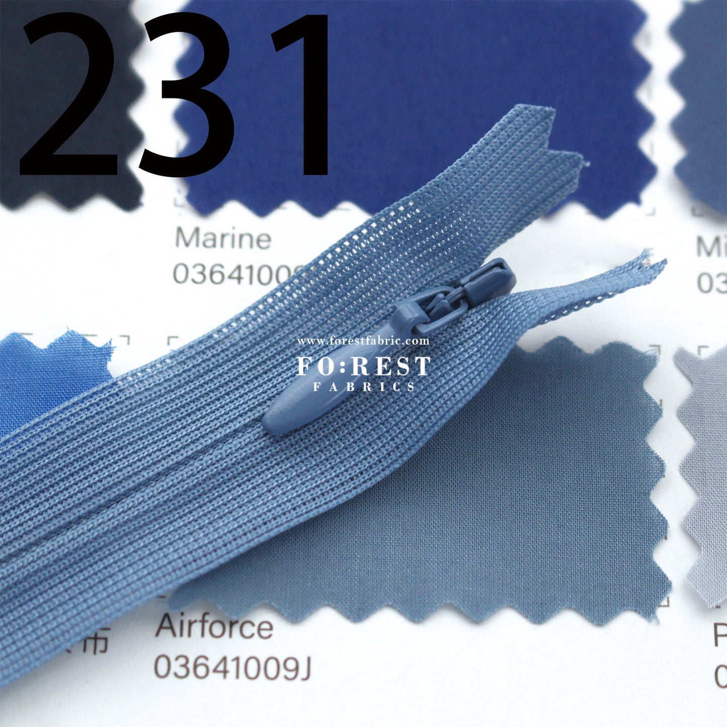 YKK25cm Invisible Zipper 服裝隱形拉鍊