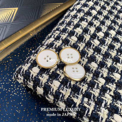 23mm Classic Monotone Gold - Trimmed Buttons - FO:REST Fabric 布恩堂Liberty fabrictana lawnjapanese fabricykk zipper