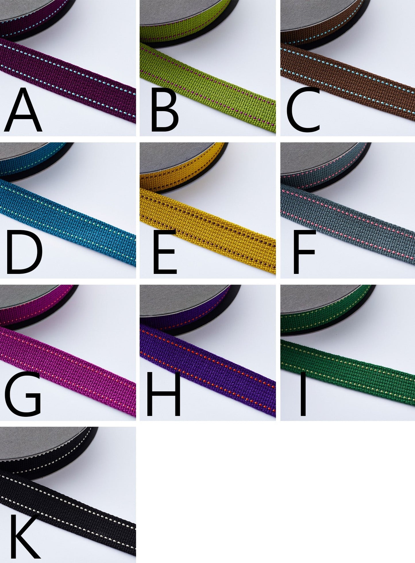 2.5cm Echino Polyester webbing - 50cm - FO:REST Fabric 布恩堂Liberty fabrictana lawnjapanese fabricykk zipper