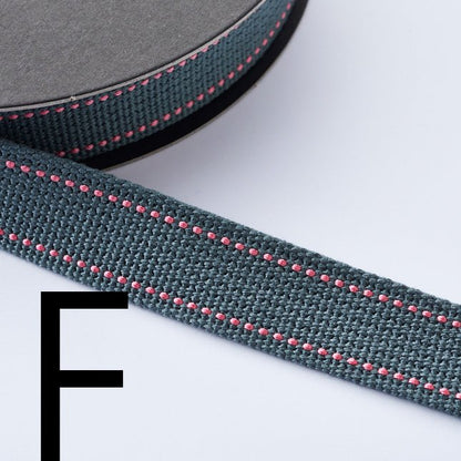 2.5cm Echino Polyester webbing - 50cm - FO:REST Fabric 布恩堂Liberty fabrictana lawnjapanese fabricykk zipper