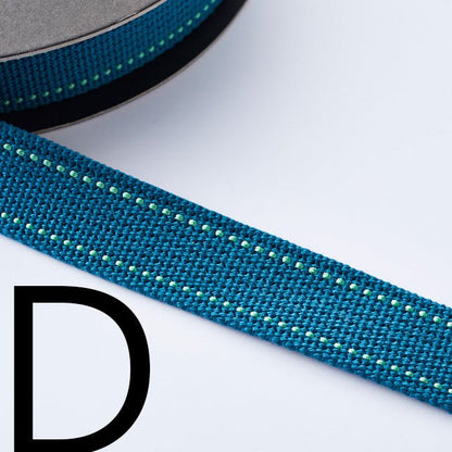 2.5cm Echino Polyester webbing - 50cm - FO:REST Fabric 布恩堂Liberty fabrictana lawnjapanese fabricykk zipper