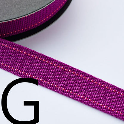 2.5cm Echino Polyester webbing - 50cm - FO:REST Fabric 布恩堂Liberty fabrictana lawnjapanese fabricykk zipper