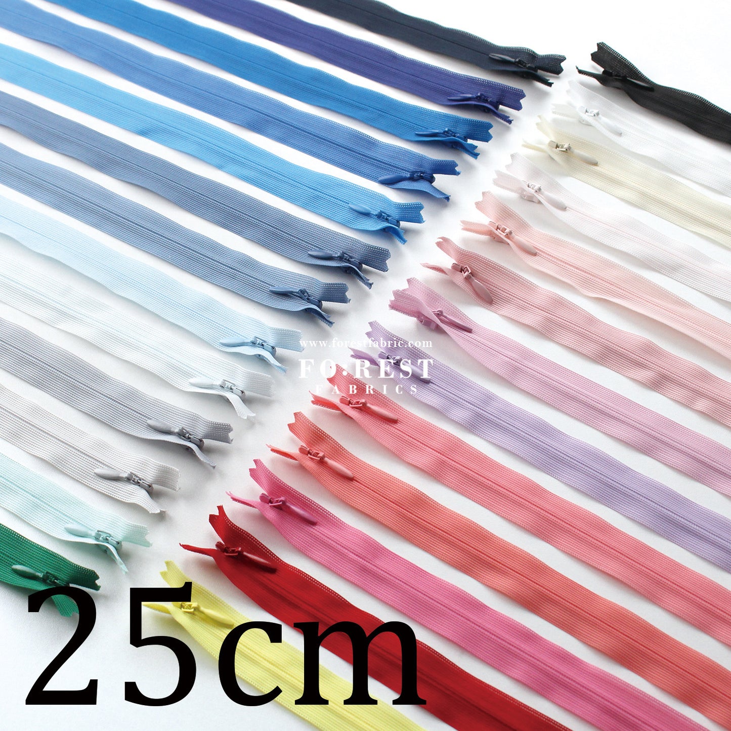 YKK25cm Invisible Zipper 服裝隱形拉鍊