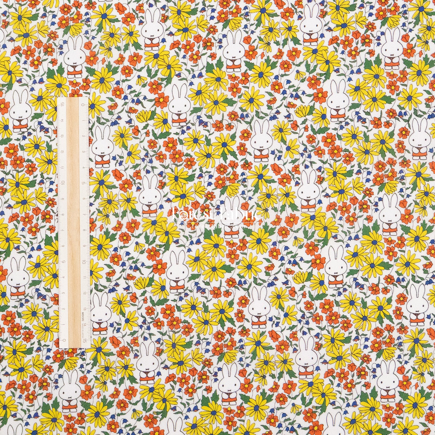 Liberty of London (Cotton Tana Lawn Fabric) - Miffy PRAIRIE DAY