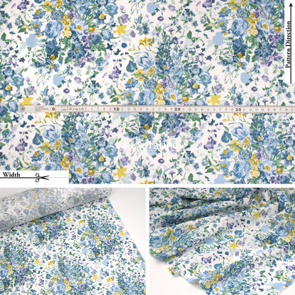 Liberty of London (Cotton Tana Lawn Fabric) - Bouquet Parade Bespoke