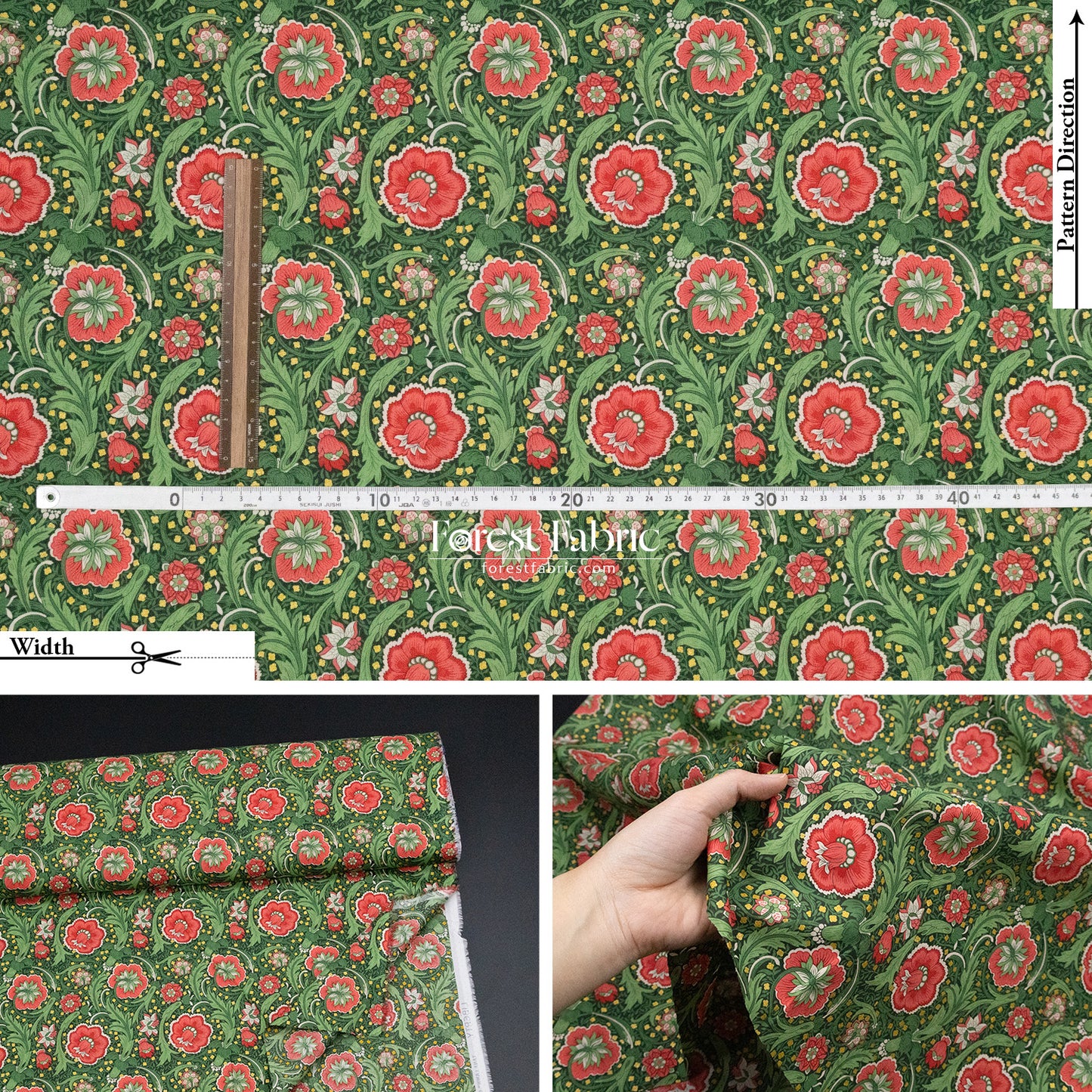 Liberty of London (Cotton Tana Lawn Fabric) - Festive Finesse