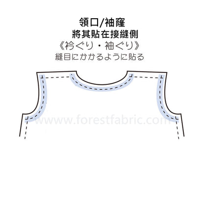 Lightweight Woven Fusible Interfacing 服裝單面黏布襯