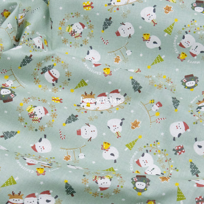 cotton -  Christmas Snowbird fabric
