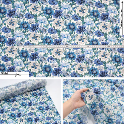 Liberty of London (Cotton Tana Lawn Fabric) - Poppy Amelie