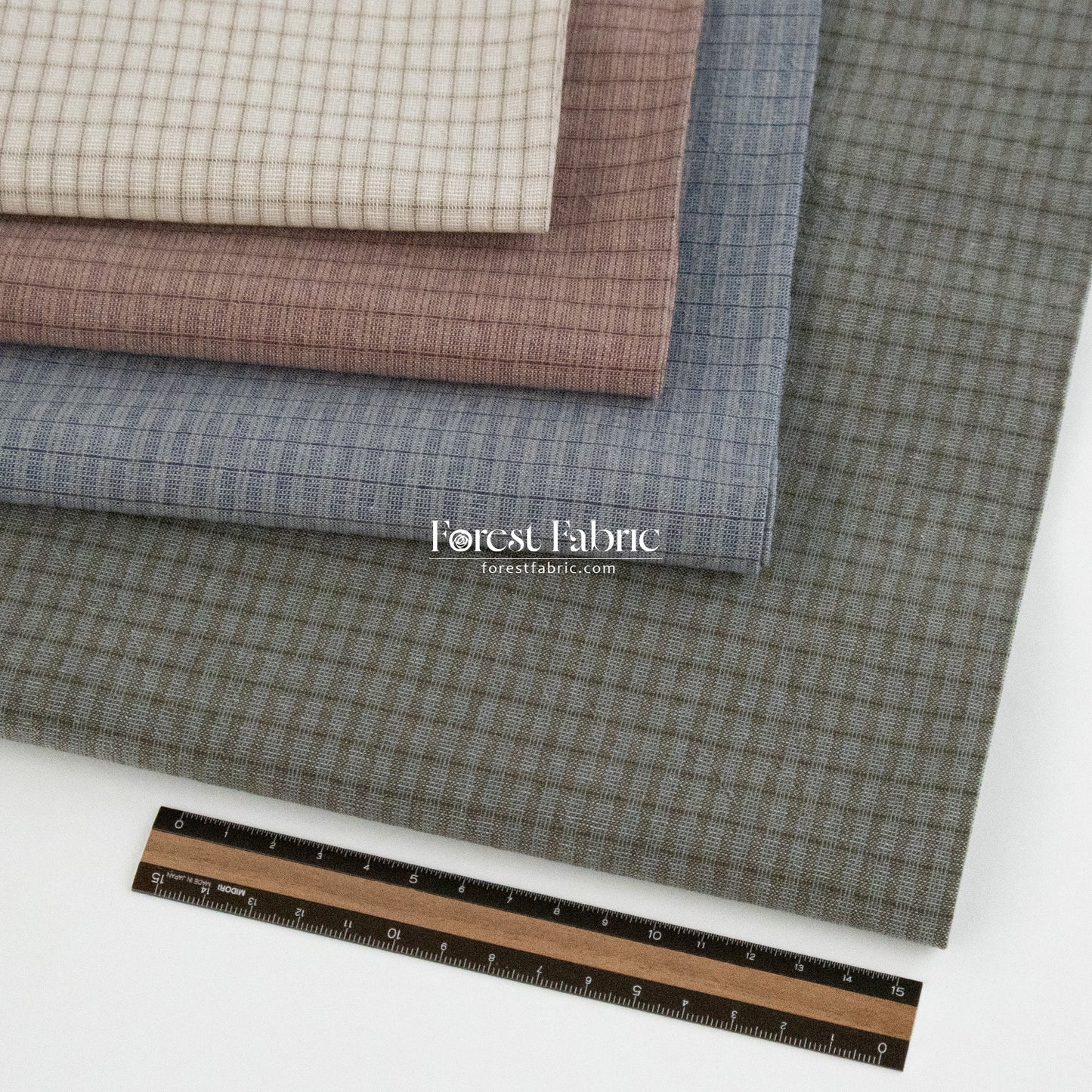 Yarn dyed cotton - Square100 3 fabric