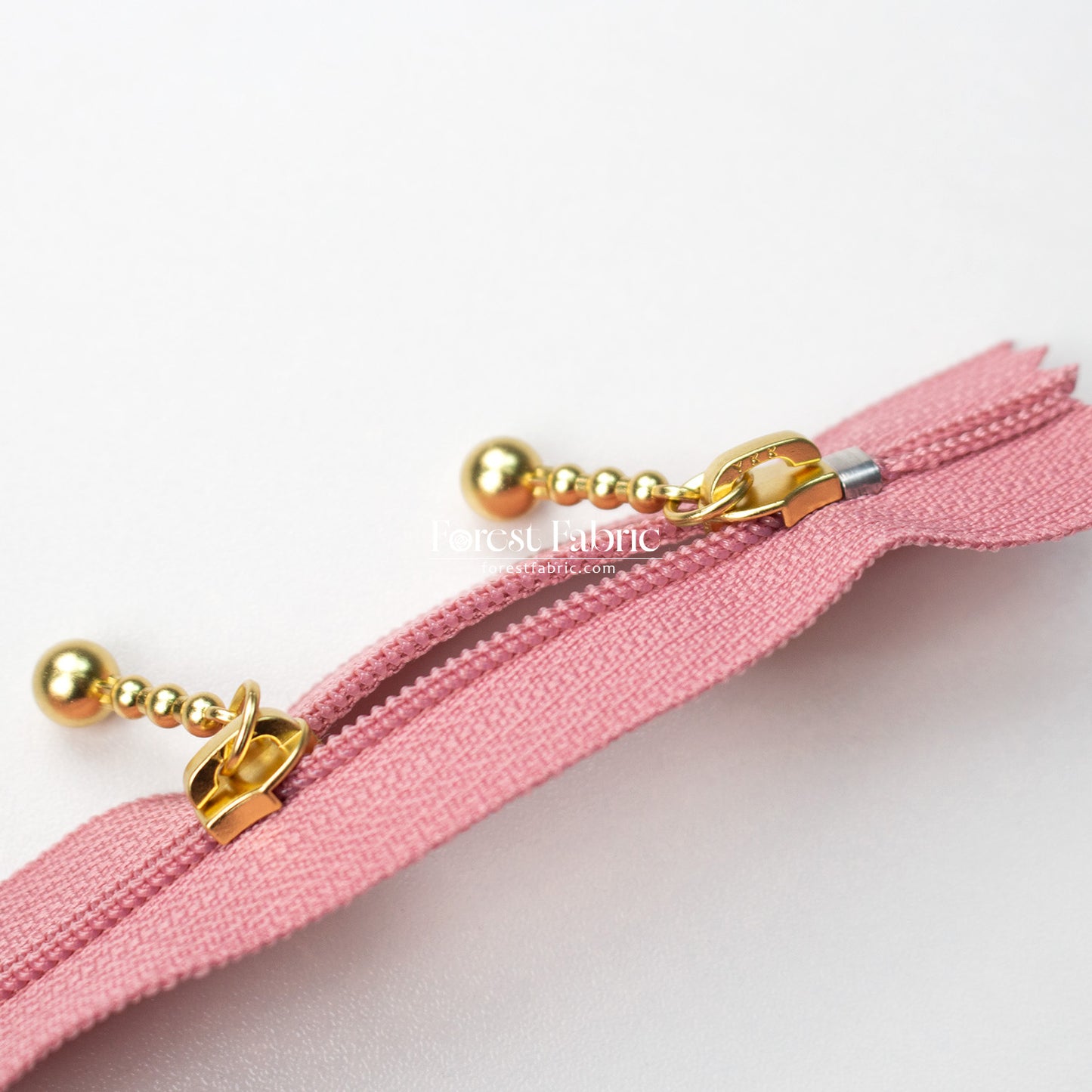YKK 40cm Double-sided Zipper Golden