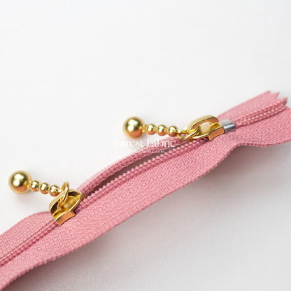 YKK 40cm Double-sided Zipper Golden
