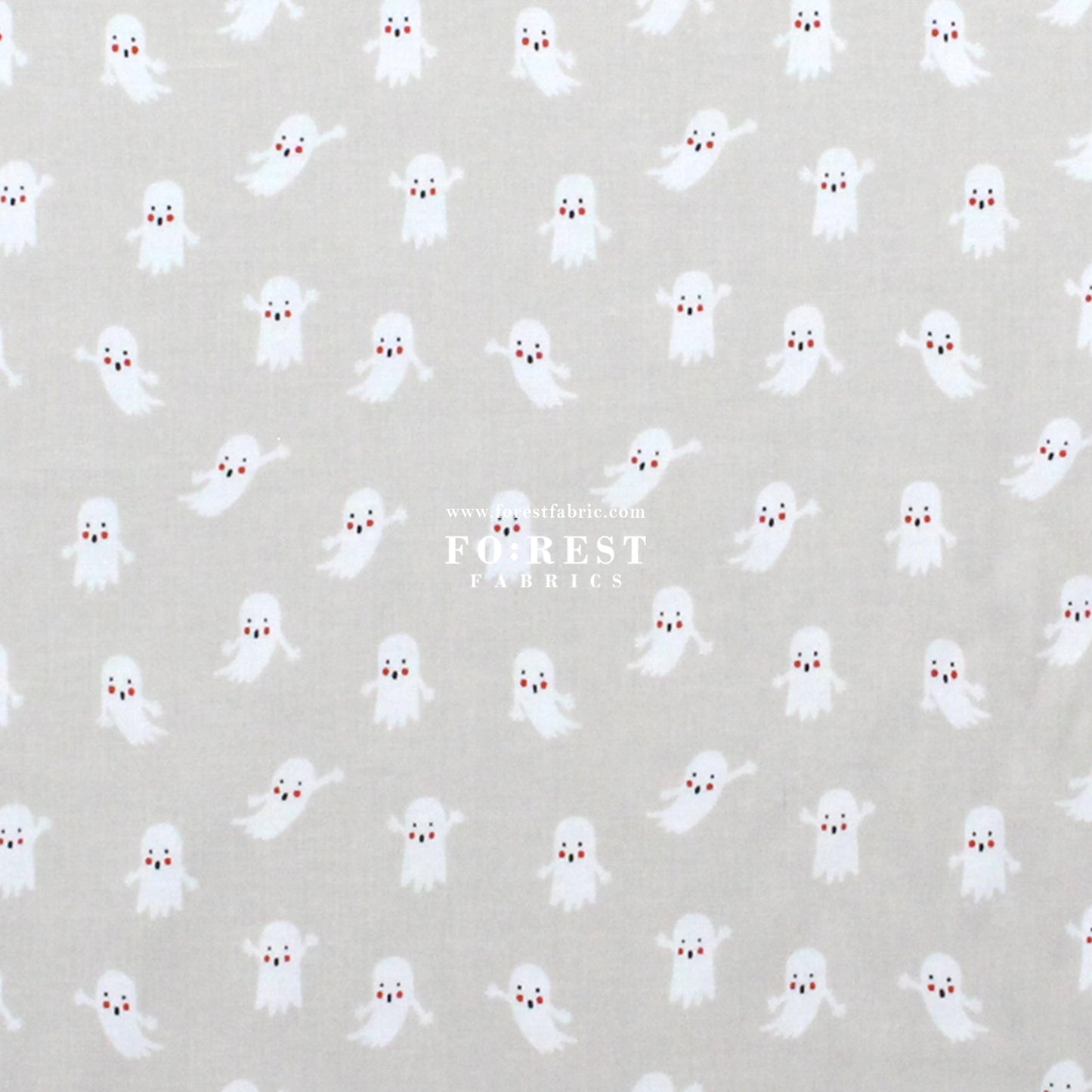 cotton - Ghosts Gray fabric