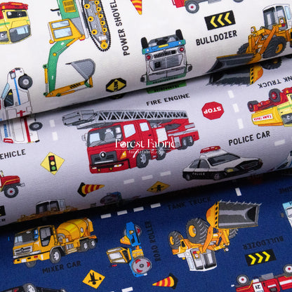 oxford - Rescue & Construction Vehicles fabric