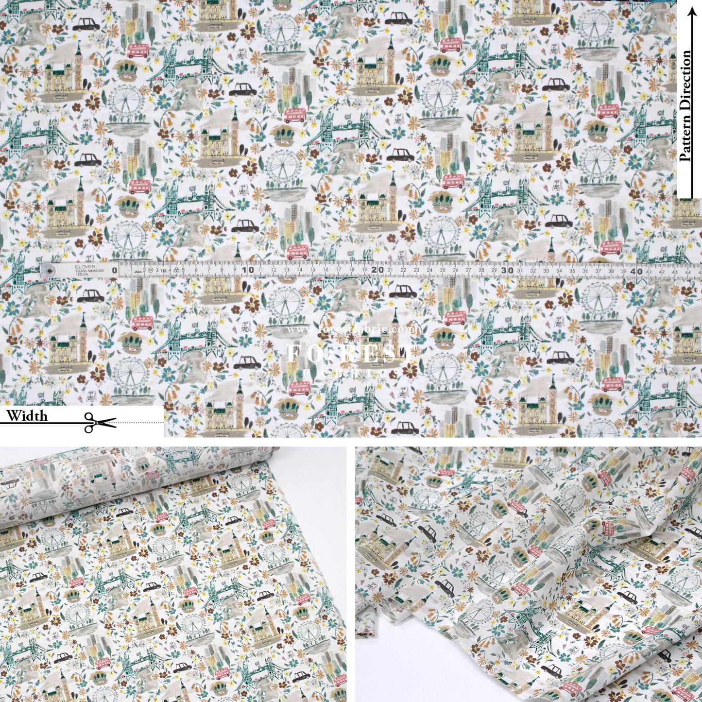 Liberty of London (Organic Tana Lawn Cotton Fabric) - Pride And Bloom B